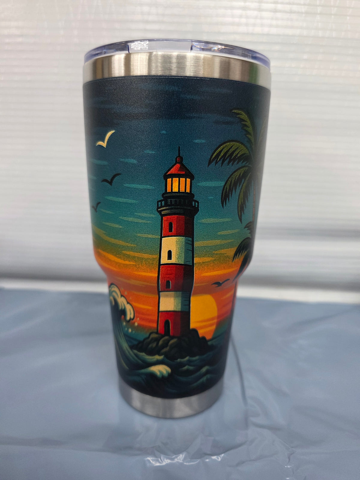 Hilton head harbortown ocean scene. 30oz